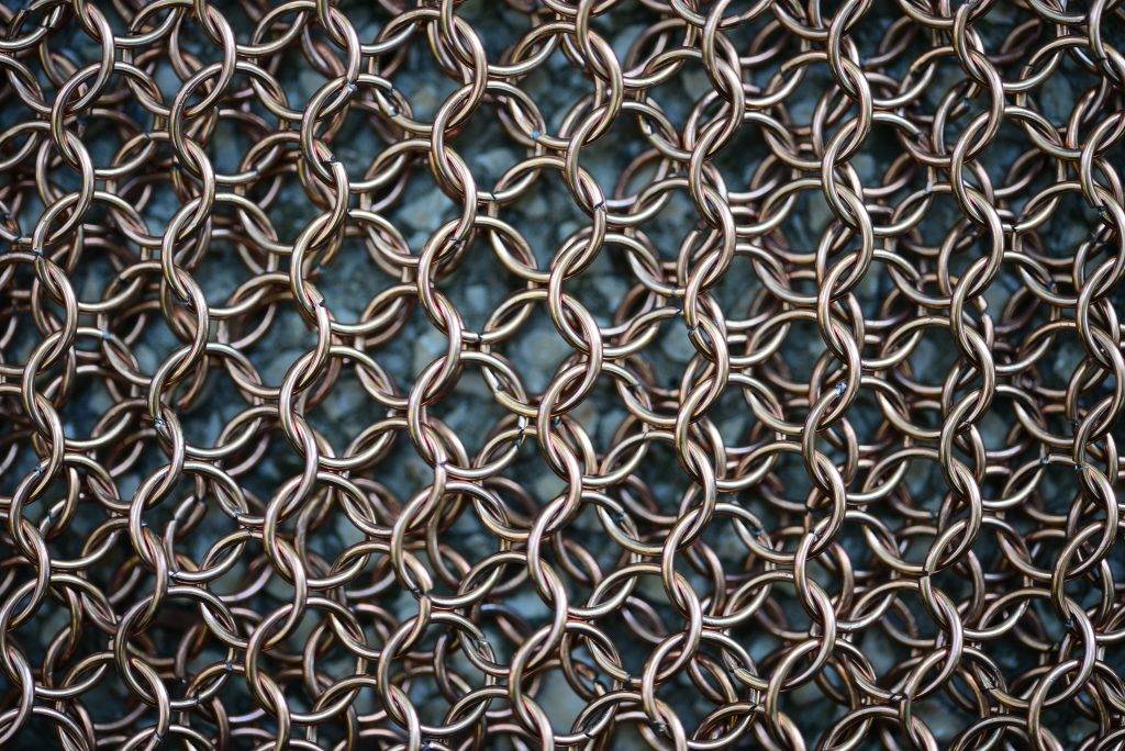 Ancient soldier metal armor close detail texture