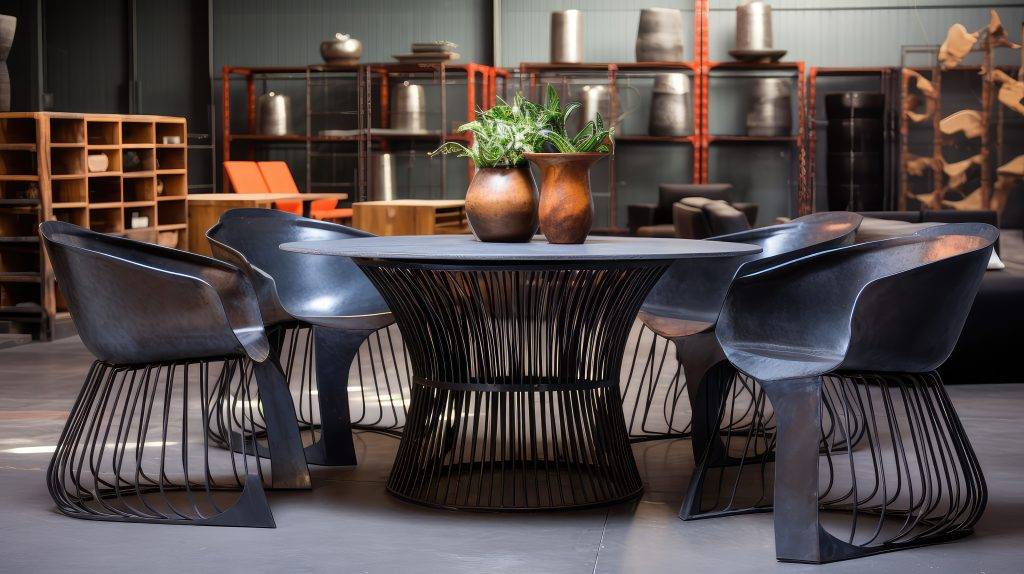 furniture recycled metal
