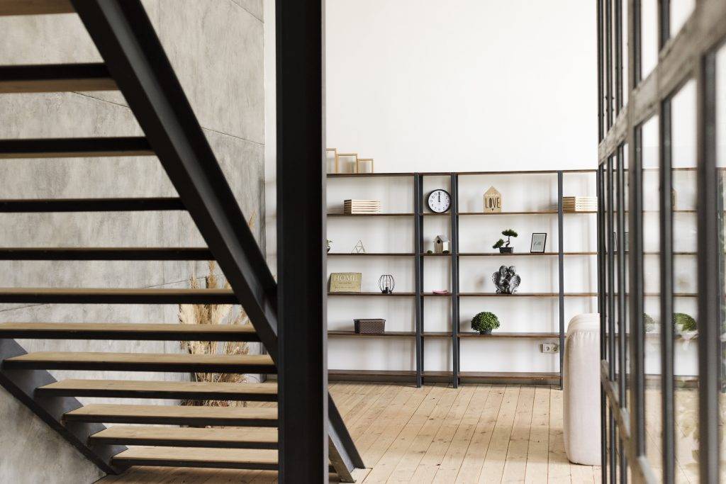minimalist-modern-book-shelf-stairs